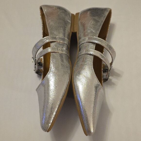 BRAND NEW REPORT DOUBLE STRAP POINTED TOE WOMEN'S FLAT - Picture 8 of 15